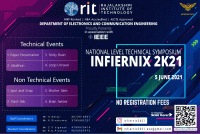 INFIERNIX 2K21 ECE Technical Symposium Poster